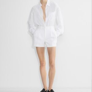 Aritzia Women’s White Babaton Pleated Mini Short - (Re)ssential 8